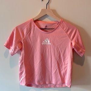 Adidas cropped running top